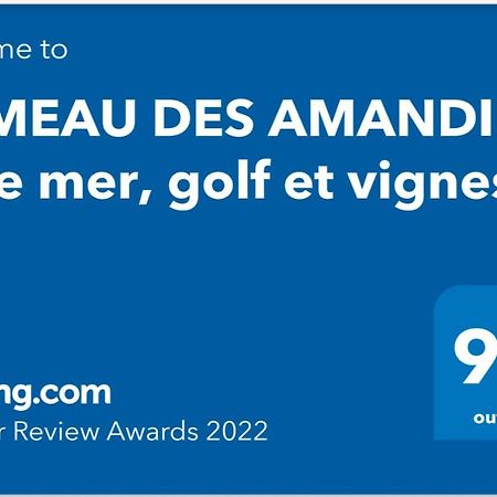 滨海圣西尔Hameau Des Amandiers - Vue Mer, Golf Et Vignes公寓 外观 照片