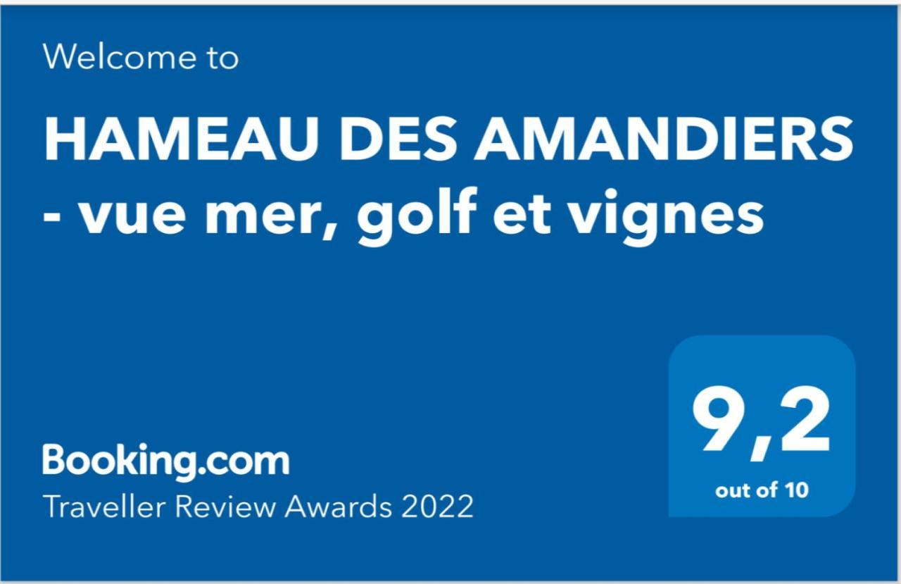 滨海圣西尔Hameau Des Amandiers - Vue Mer, Golf Et Vignes公寓 外观 照片