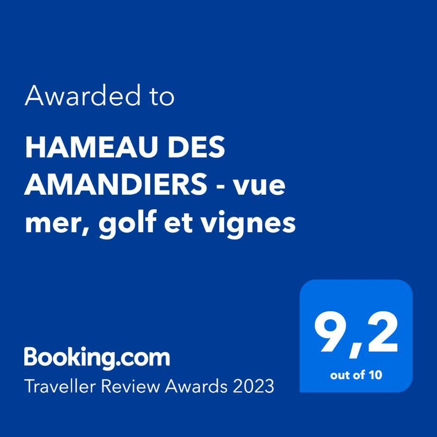 滨海圣西尔Hameau Des Amandiers - Vue Mer, Golf Et Vignes公寓 外观 照片